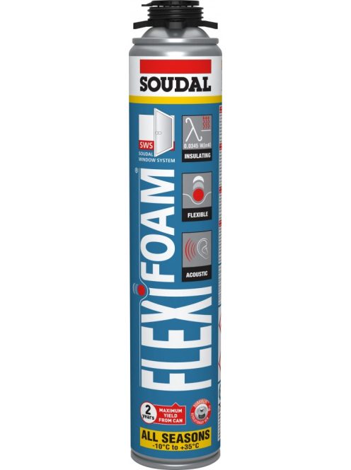 SOUDAL ragasztóhab FLEXIFOAM pisztolyos 750ml