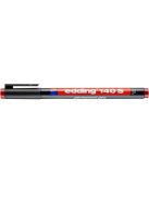 EDDING alkoholos filc OHP, 0,3 mm, "140 S" piros (10db/doboz)